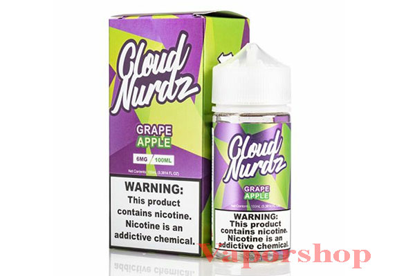 Salt Nicotine Grape Apple 100ml - Cloud Nurdz