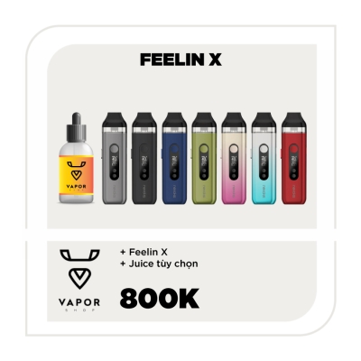 	COMBO FEELIN X 40W - Máy fullbox + Tinh dầu tuỳ chọn