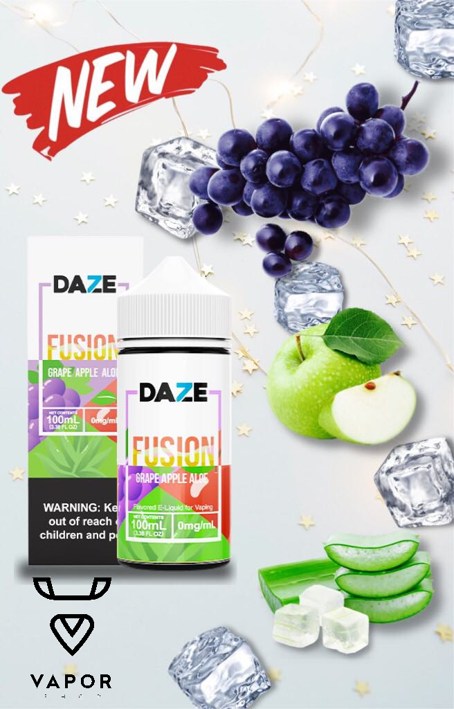 7 Daze Fusion Grape Apple Aloe ICED 100ml 380k freeship tp HCM 0799.999.909 Vaporshop