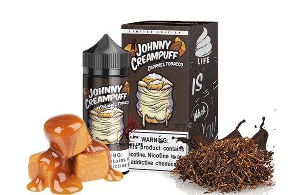 Tobacco Salt Nic Johnny Creampuff (Bánh kem xì gà)