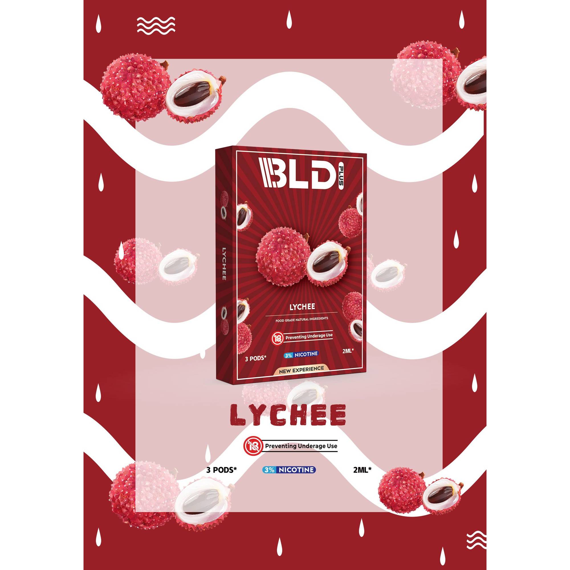 BLD PLUS LYCHEE 2ML