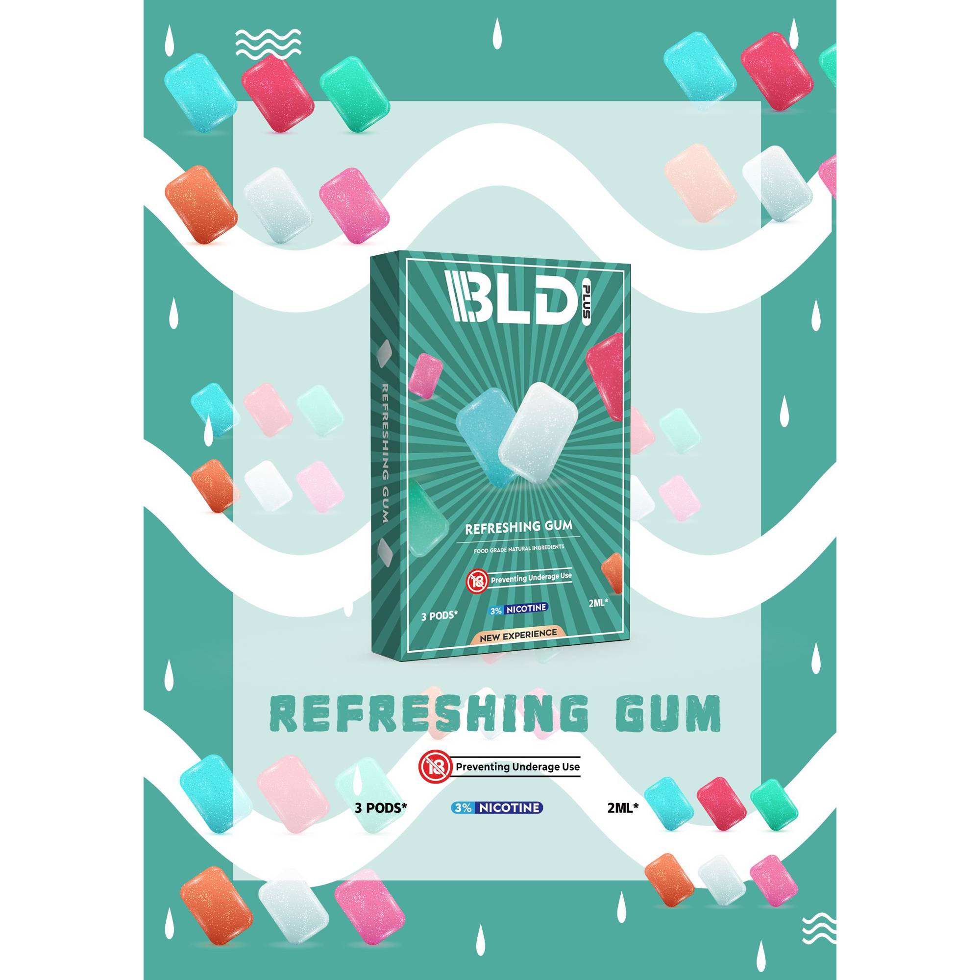 BLD PLUS REFRESHING GUM 2ML