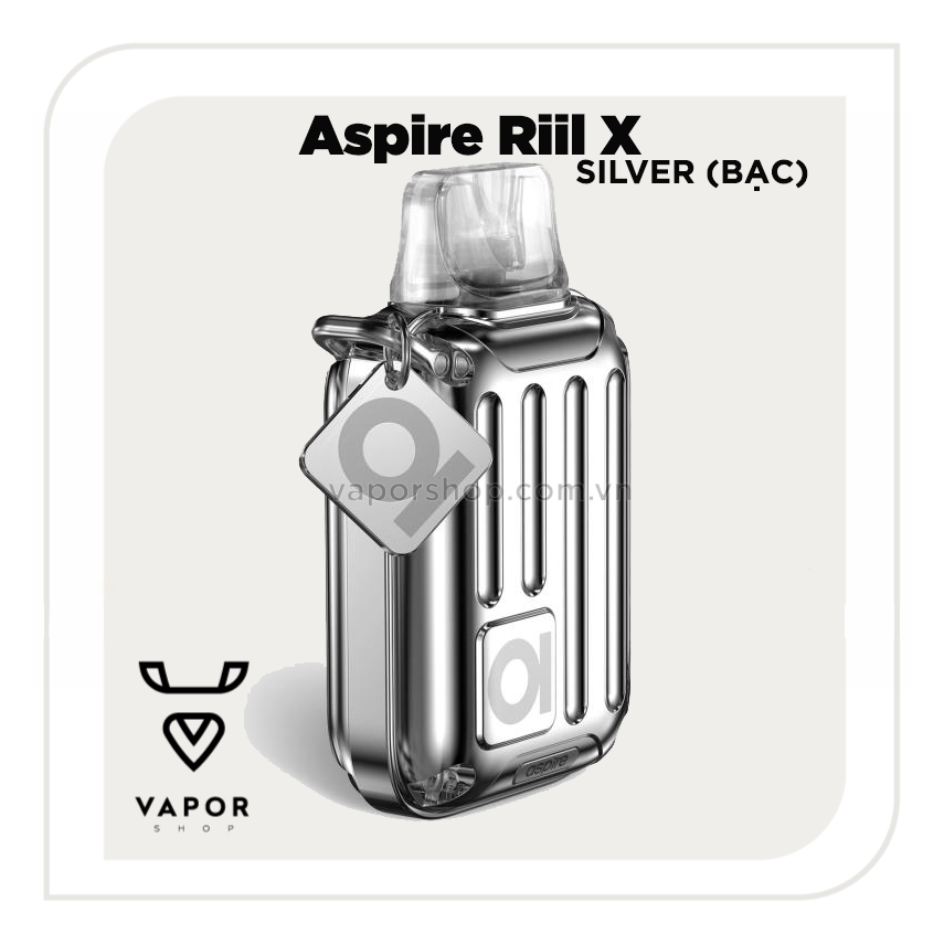 Riil X Aspire Pod System – Bản Bạc ( Silver )