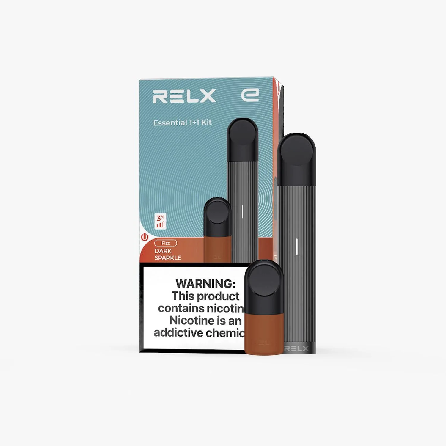 Relx Essential Black Kit 1+1 Dark Sparkle Pod