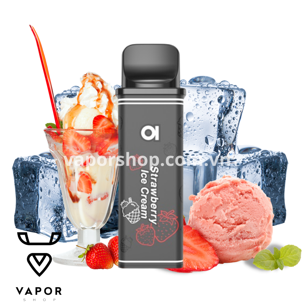 Pod Aspire GOTEK X -  Strawberry Ice Cream ( Kem dâu tươi )