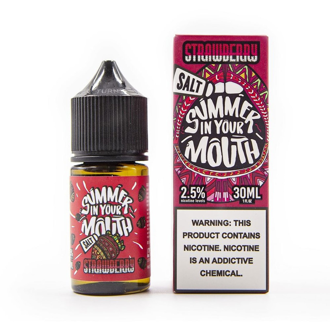 SUMMER IN YOUR MOUTH SALTS ICED STRAWBERRY 30ML