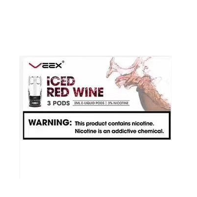VEEX ICED RED WINE PODS 2ML (3PCS/PACK)