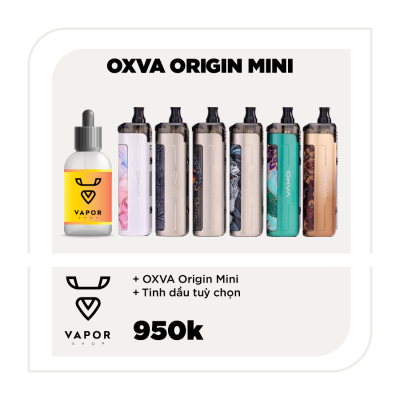COMBO OXVA ORIGIN MINI - Máy fullbox + Tinh dầu tuỳ chọn