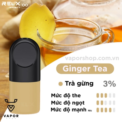 Pod RELX Infinity Pro - Ginger Tea ( Trà gừng )