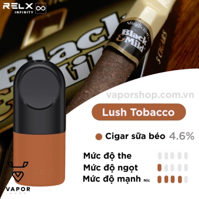 	Pod RELX Infinity Pro - Lush Tobacco 4,6% ( Xì gà sữa )