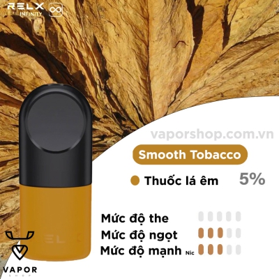 Pod RELX Infinity Pro - Smooth Tobacco 5% ( Thuốc lá êm ) 