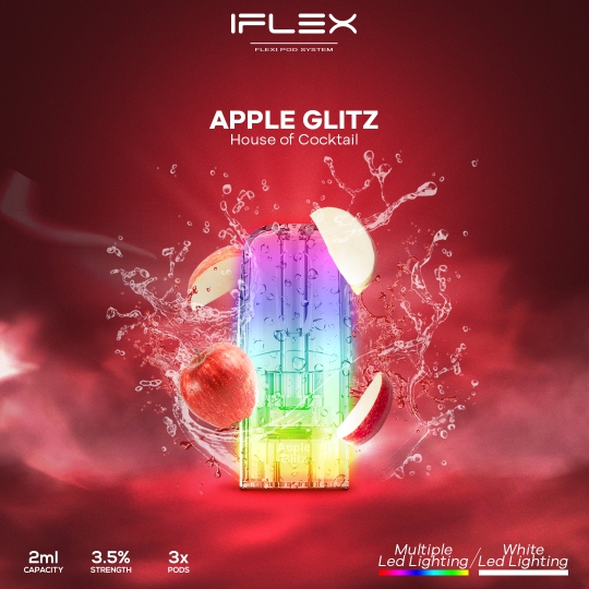 IFLEX POD APPLE GLITZ (Pack 3 Pods)