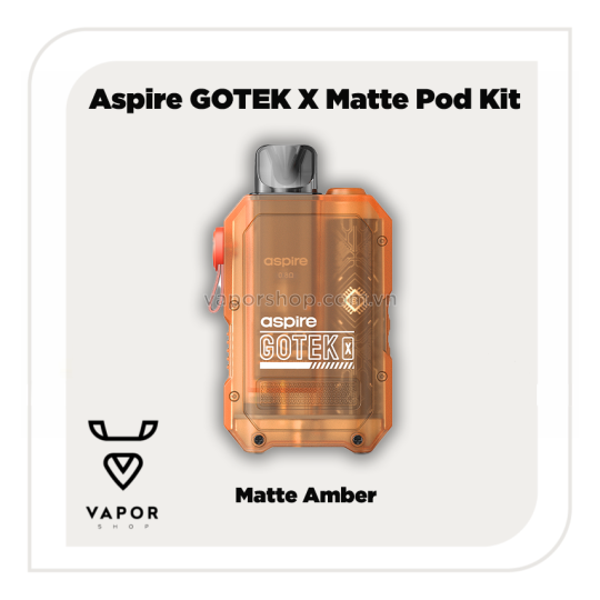 Aspire Gotek X Matte Pod Kit (Kèm pod rỗng)