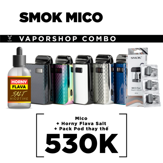 SMOK MICO + HORNY FLAVA SALT + PACK POD