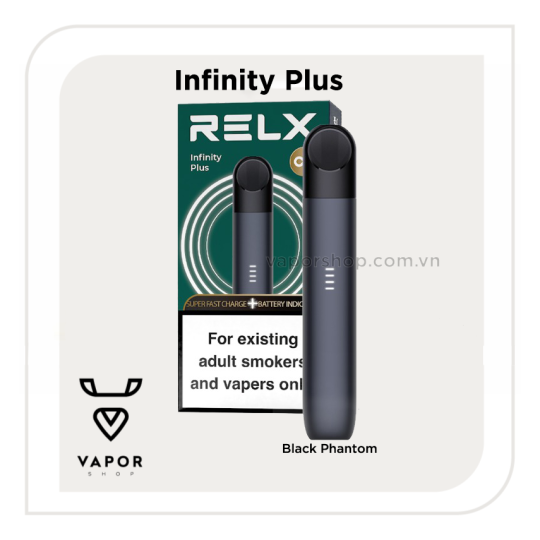 Relx Infinity Plus Device - Black Phantom