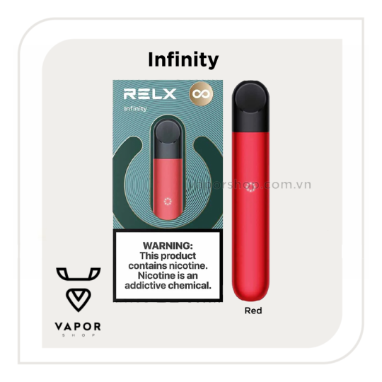 Thân máy Relx Infinity Device – Red (Không kèm đầu pod)
