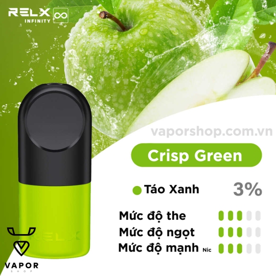 Pod RELX Infinity Pro - Crisp Apple (Táo xanh)