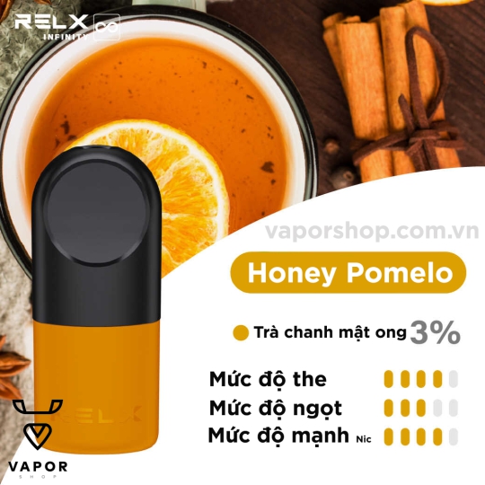 Pod RELX Infinity Pro 2 - Honey Pomelo ( Trà bưởi mật ong )
