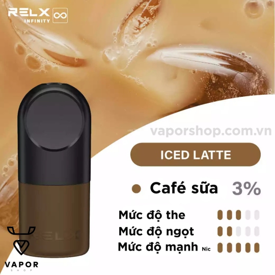 Pod RELX Infinity Pro 2 - Hibiscus Ice Tea ( Trà atiso đỏ ) 