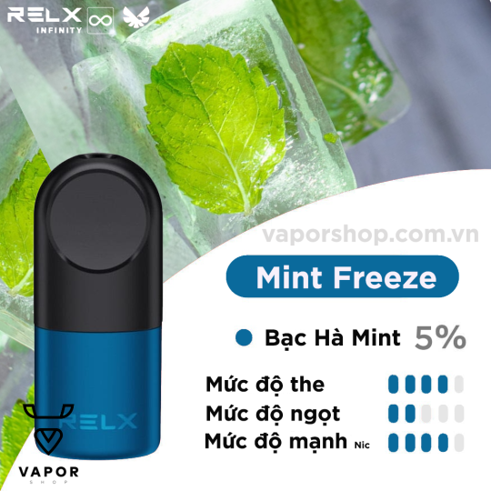 	Pod RELX Infinity Pro 2 - Mint Freeze 5% ( Bạc hà )