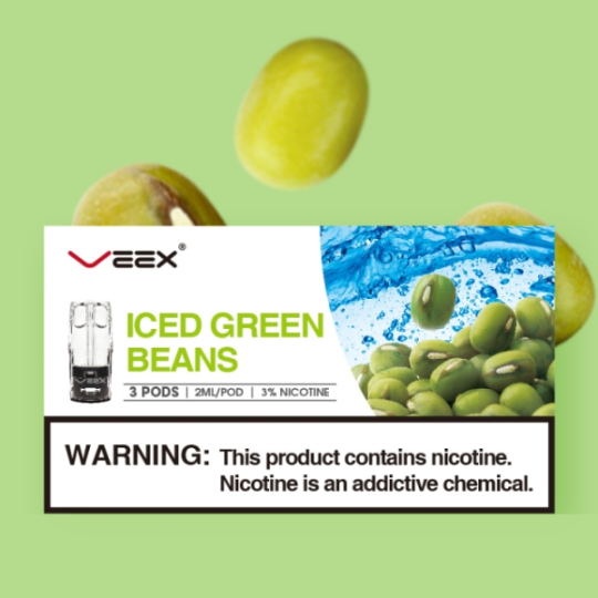 VEEX ICED GREEN BEANS PODS 2ML (3PCS/PACK)