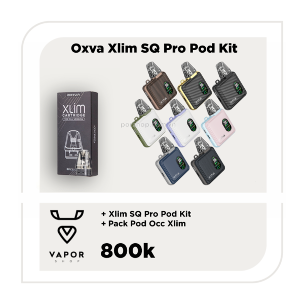 Combo Xlim SQ Pro kèm pack pod occ