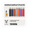 Combo DotMod dotPod S 18W - Máy fullbox + Tinh dầu tuỳ chọn + Pack Pod Occ (2pcs)