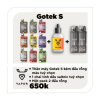 COMBO ASPIRE GOTEK X - Máy fullbox + Pod rỗng 0.8 Ohm + Tinh dầu saltnic tuỳ chọn