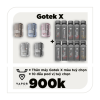 COMBO ASPIRE GOTEK X - Máy fullbox + Pod rỗng 0.8 Ohm