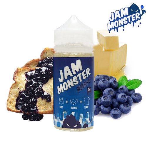 Image result for Jam Monster Blueberry 100Ml