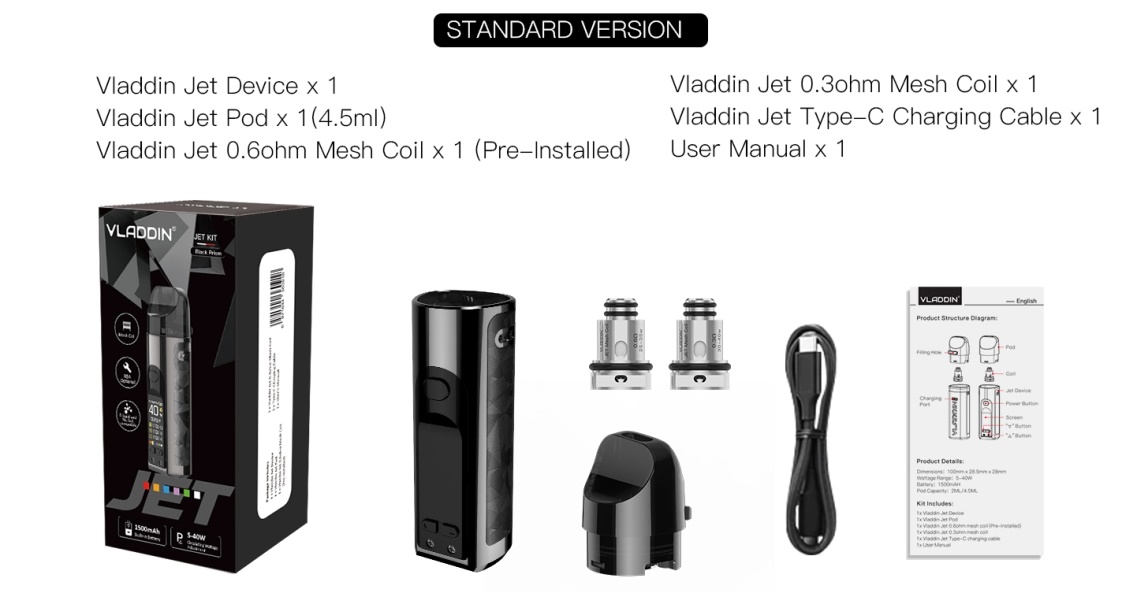 VLADDIN JET POD KIT