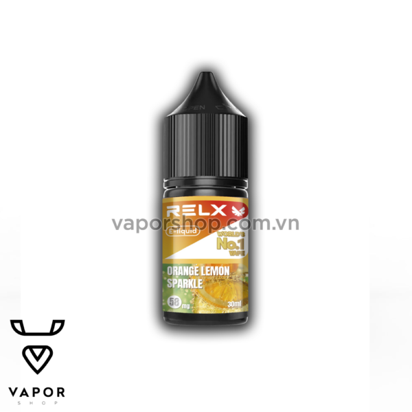 Relx Juice Salt Nic 30ml - Orange Lemon Sparkle ( Soda Cam Chanh )