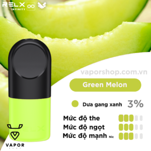 Relx Pro Infinity Pack 1 pod - Green Melon ( Dưa gang xanh )