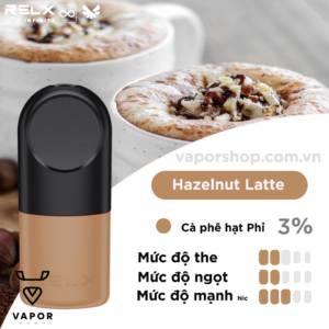 Relx Pro Infinity Pack 1 pod - Hazelnut Coffee ( Cà phê hạt Phỉ )