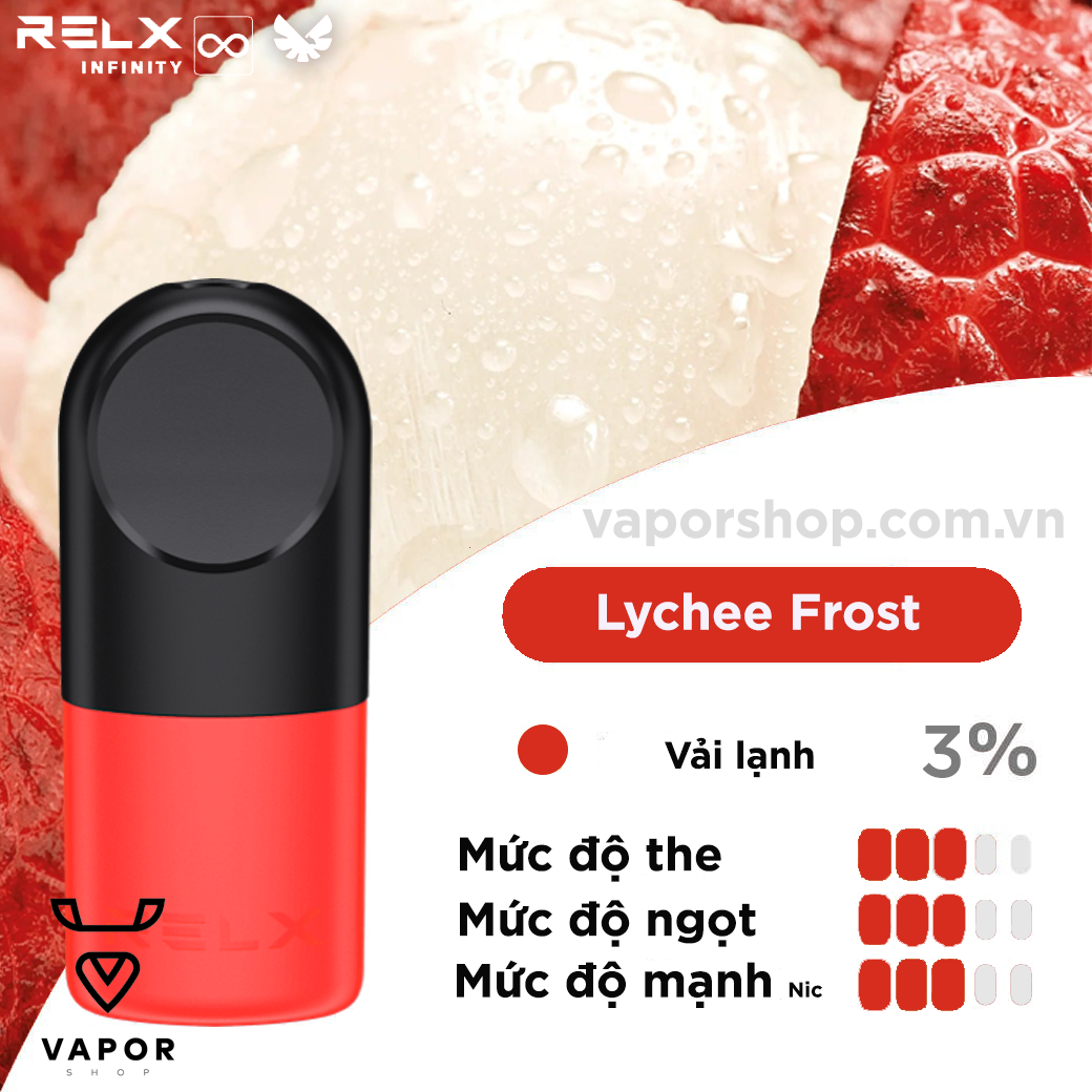 Relx Pro Infinity Pack 1 pod - Lychee Frost ( Vải lạnh )