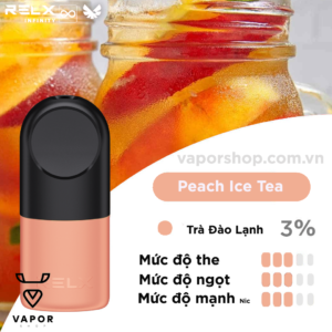 Relx Pro Infinity Pack 1 pod -Peach ice Tea ( Trà Đào Lạnh )