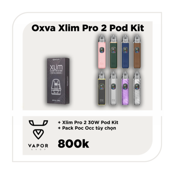 Combo Xlim Pro 2 kèm pack pod occ