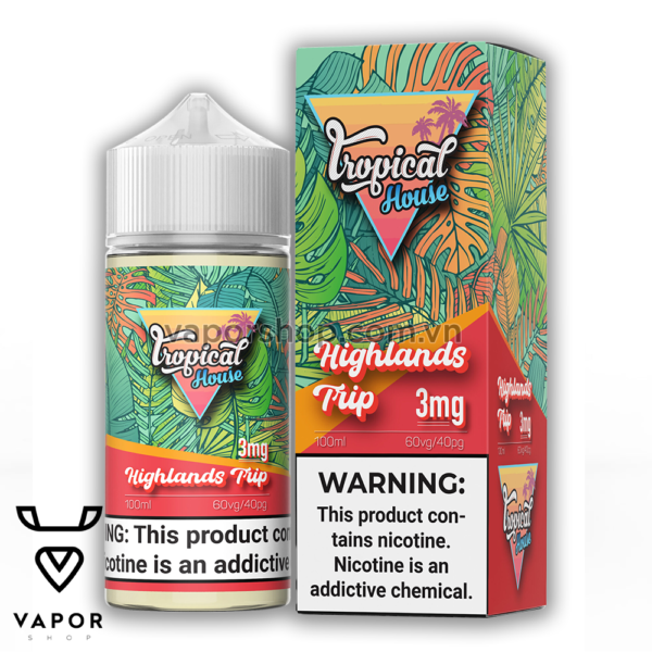 TROPICAL HOUSE 100ml Highlands Trip ( Chanh Dâu Mật ong )